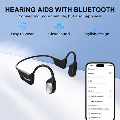 🔥 Final 2 Hours : Only Limited Stock Left🏆GluCent®  Bone Conduction Smart Hearing Headphones （Mayo Clinic Recommended）