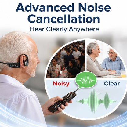 🔥 Final 2 Hours : Only Limited Stock Left🏆GluCent®  Bone Conduction Smart Hearing Headphones （Mayo Clinic Recommended）