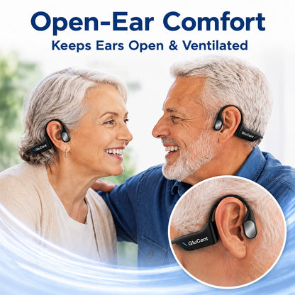 🔥 Final 2 Hours : Only Limited Stock Left🏆GluCent®  Bone Conduction Smart Hearing Headphones （Mayo Clinic Recommended）